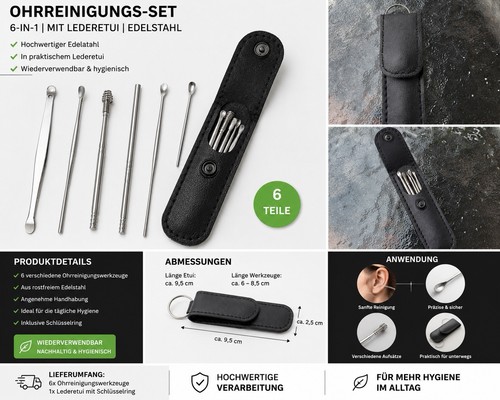 Ohrreinigungs set ohrreiniger - ohrreinigungs-set,